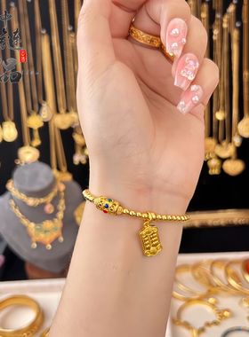 【久不掉色】同款古法沙金轻奢