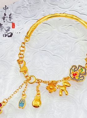 【久不掉色】同款高保色古法沙金