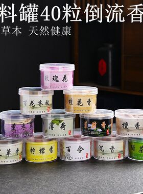 厂家批发办公家用卧室40粒倒流香塔香熏祛味百合玫瑰檀香松塔香