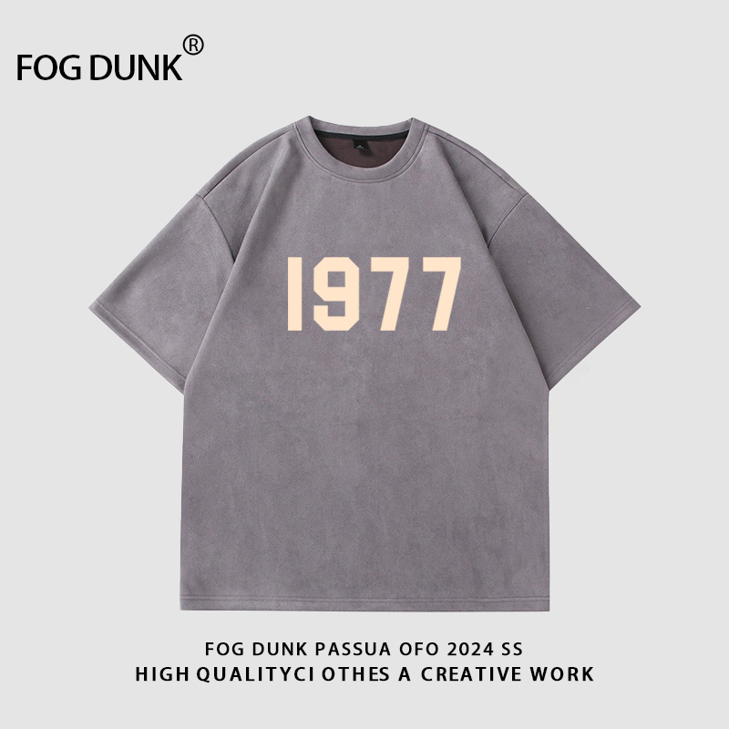 FOG DUNK复线第八季主线新款情侣1977潮牌T恤夏季高街打底男女款