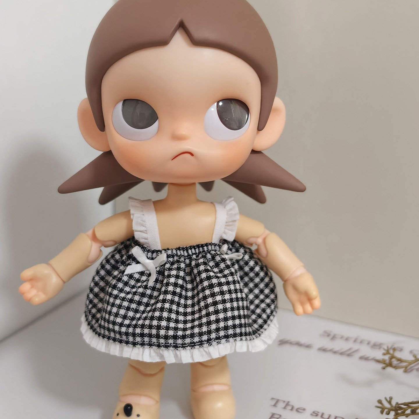 嘎子姐衣服格子背带裙可爱zsiga可动人偶向往之处bjd玩偶娃衣甜美