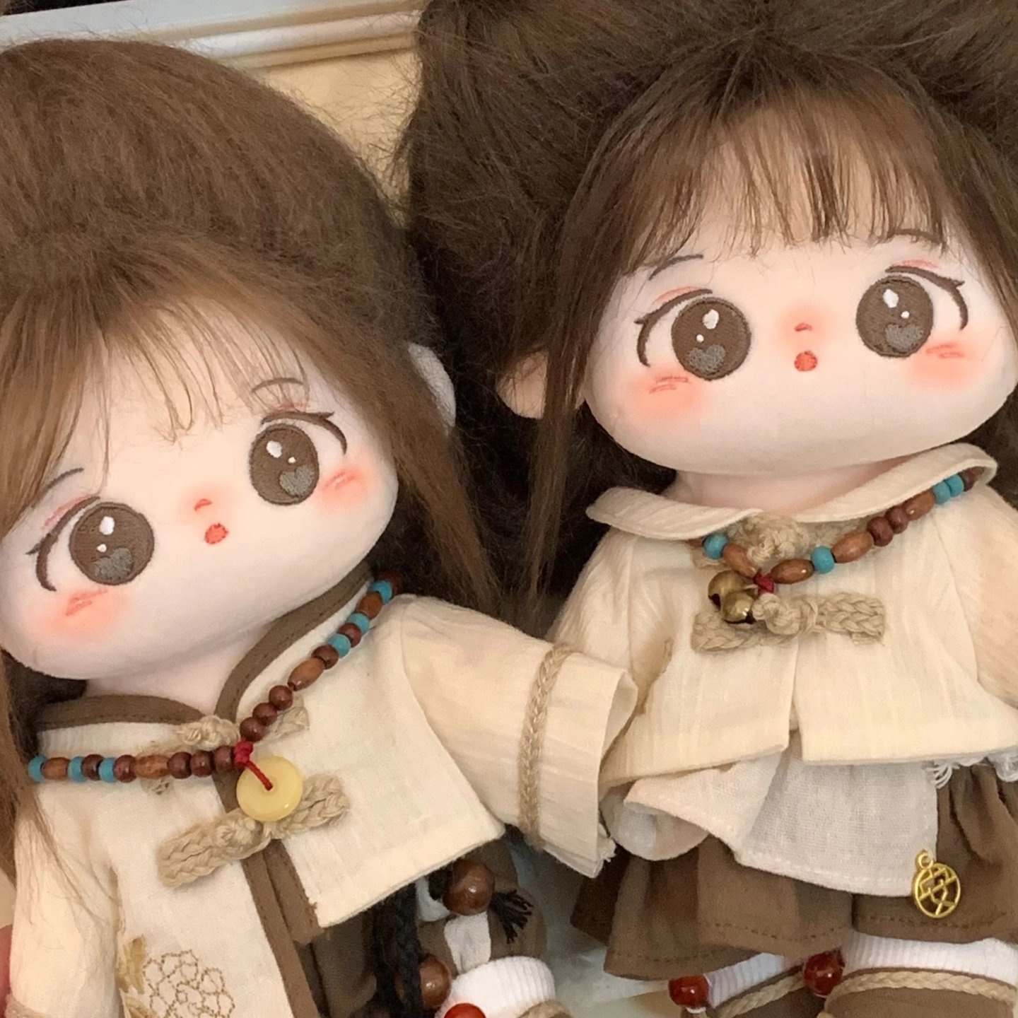 20cm棉花娃娃衣服娃衣古风套装玩偶替换装汉服中国风无属性