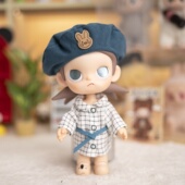 泡泡玛特Zsiga向往之处BJD娃衣贝雷帽长款 衬衫 关节娃娃嘎子姐