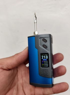 510电烙铁大功率213W装2个18650电池Tepy-C口冲电囗没有配烙铁头