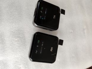 库存裸机无线领夹麦克风收录音降噪采访手机直播设备无配件一对价