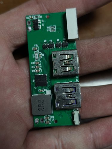 拆机移动电源主板SW6208S芯片带显示屏快充芯片充电宝电路板Dⅰy