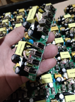 一路4口充电器裸板QC3.0手机电源充电板220v转5v隔离通用模块Dⅰy