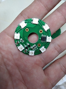 全新LED灯荷花灯专用贴片灯珠灯板灯泡 黄红七彩变光DⅰY研究板子