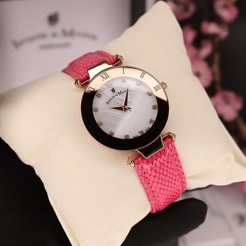 Jacques du Manoir瑞士小众品牌女士手表轻奢时尚真皮表带直邮