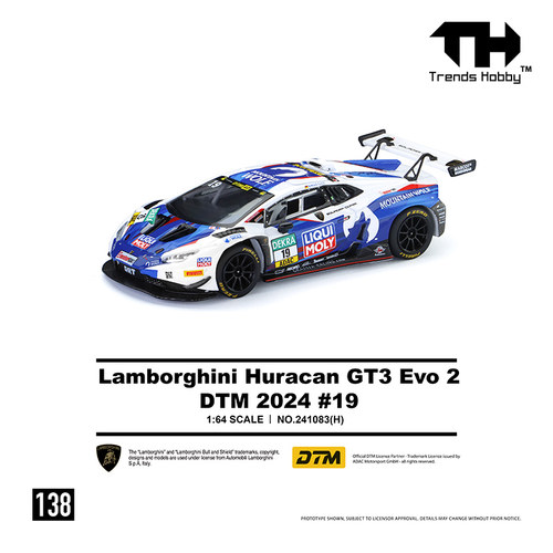 TH164兰博基尼GT3EVO2车模