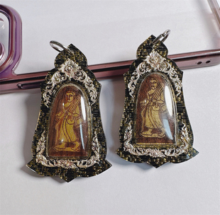 泰可可 泰国佛牌  龙婆贵  西瓦里 某缘尊者 龙婆贵本庙木制吊坠