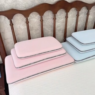 豆芙枕头生物基记忆棉护颈枕酒店枕芯儿童可拆洗抗菌低柔软枕