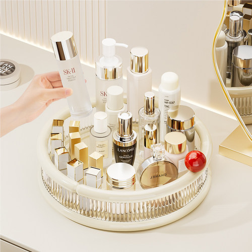 化妆品收纳架桌面旋转置物架