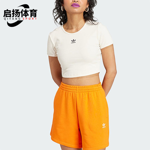 阿迪达斯女士时尚修身短袖T恤