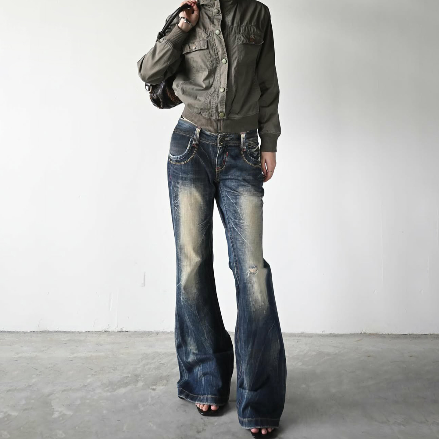 【美式复古】水洗做旧vibe风长裤