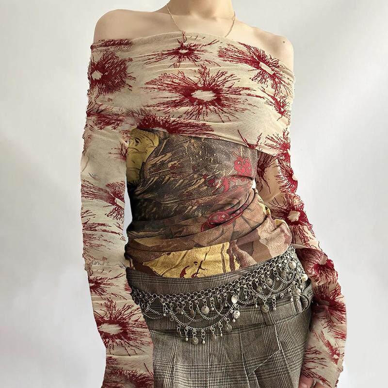 艺术晕染】摩登复古扎染上衣