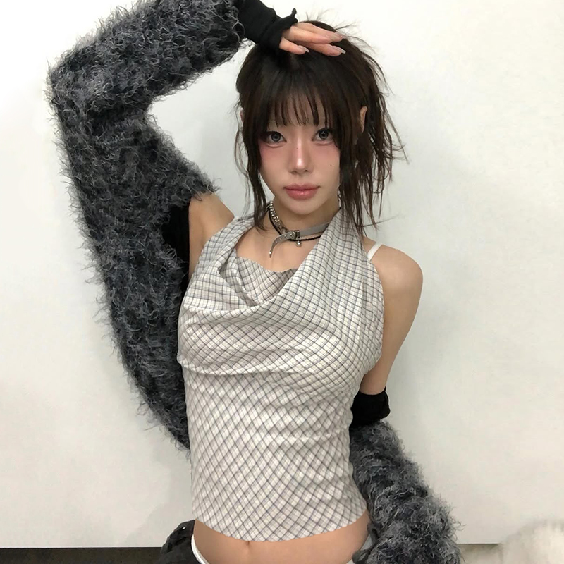 【耶鲁少女】美式纯欲风辣妹背心