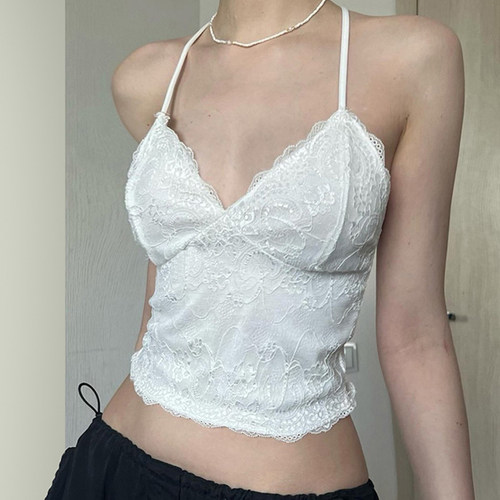 【法式性感】纯欲蕾丝花边吊带