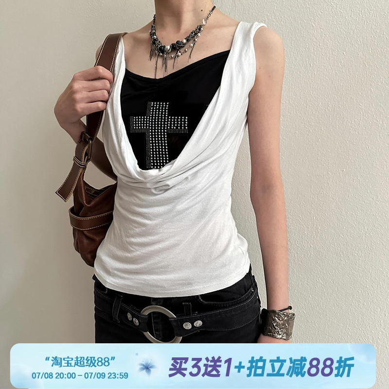 【禁欲辣妹】街头风荡领背心