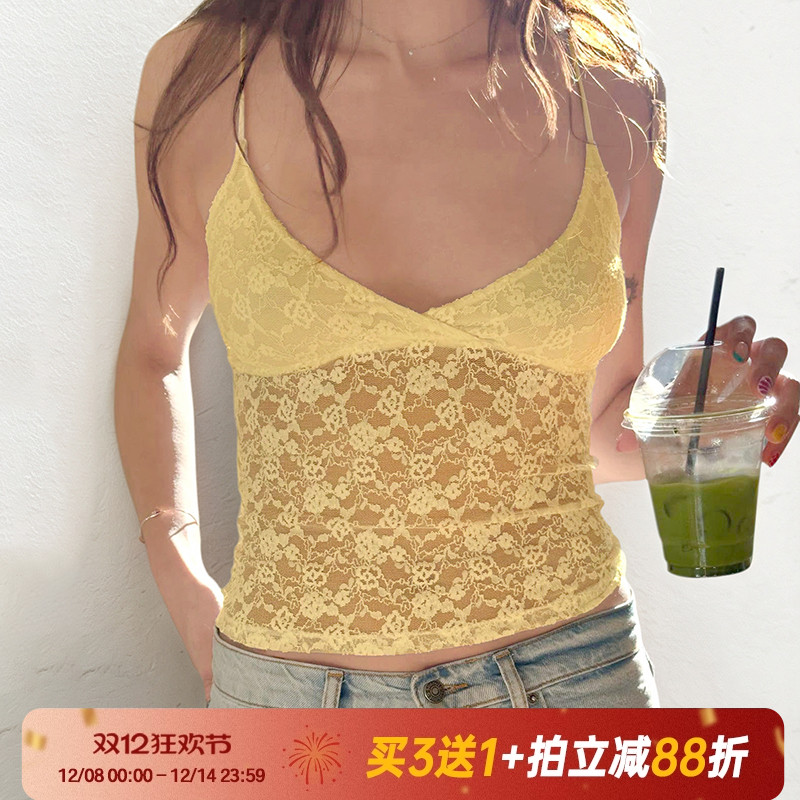 【夏日清风】法式纯欲蕾丝吊带