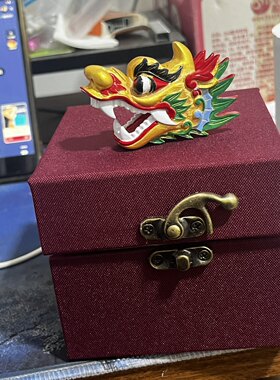 传统新款工美小礼品送老外广东特色纪念品民间手工艺品龙头小摆件
