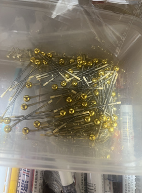 戏剧加密空心跳珠红色绒球舞狮饰品京剧空心珠戏帽盔头配件
