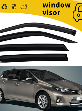 适用于12-16款TOYOTA AURIS雨挡车门晴雨挡车窗雨眉挡雨板改装饰