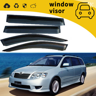 适用01-20款丰田COROLLA FIELDER雨挡车门晴雨挡车窗雨眉雨板装饰