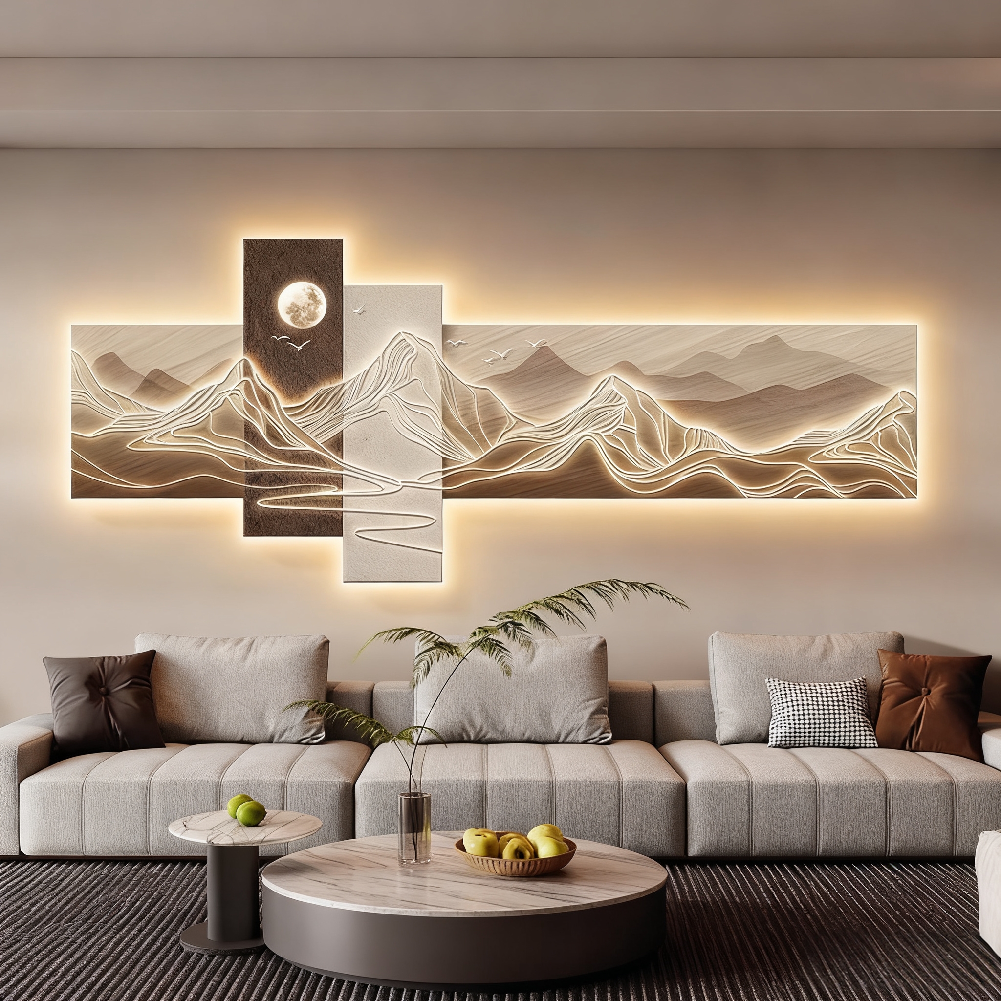 高级感客厅装饰画现代轻奢创意壁