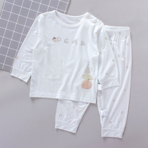 莫代尔婴儿睡衣超薄空调服夏季