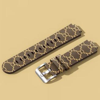 KUMI库觅 GT6 Pro智能手表  黑色皮纹表带