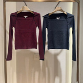 打底针织衫 女上衣XRJ7M06B 新款 显瘦羊毛修身 专柜正品 2025冬季