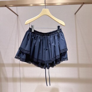 设计感松紧蕾丝花边甜美内搭蓬蓬短裙裤 新款 XSJ1Q17C 2026春季