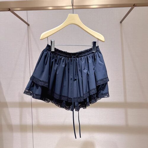 JR 2026春季新款 设计感松紧蕾丝花边甜美内搭蓬蓬短裙裤XSJ1Q17C