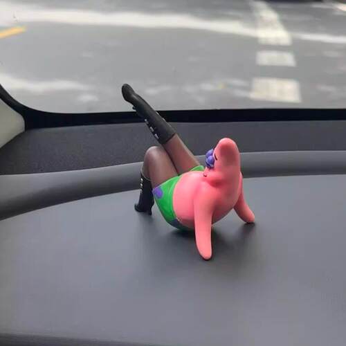 黑丝派大星装饰摆饰汽车