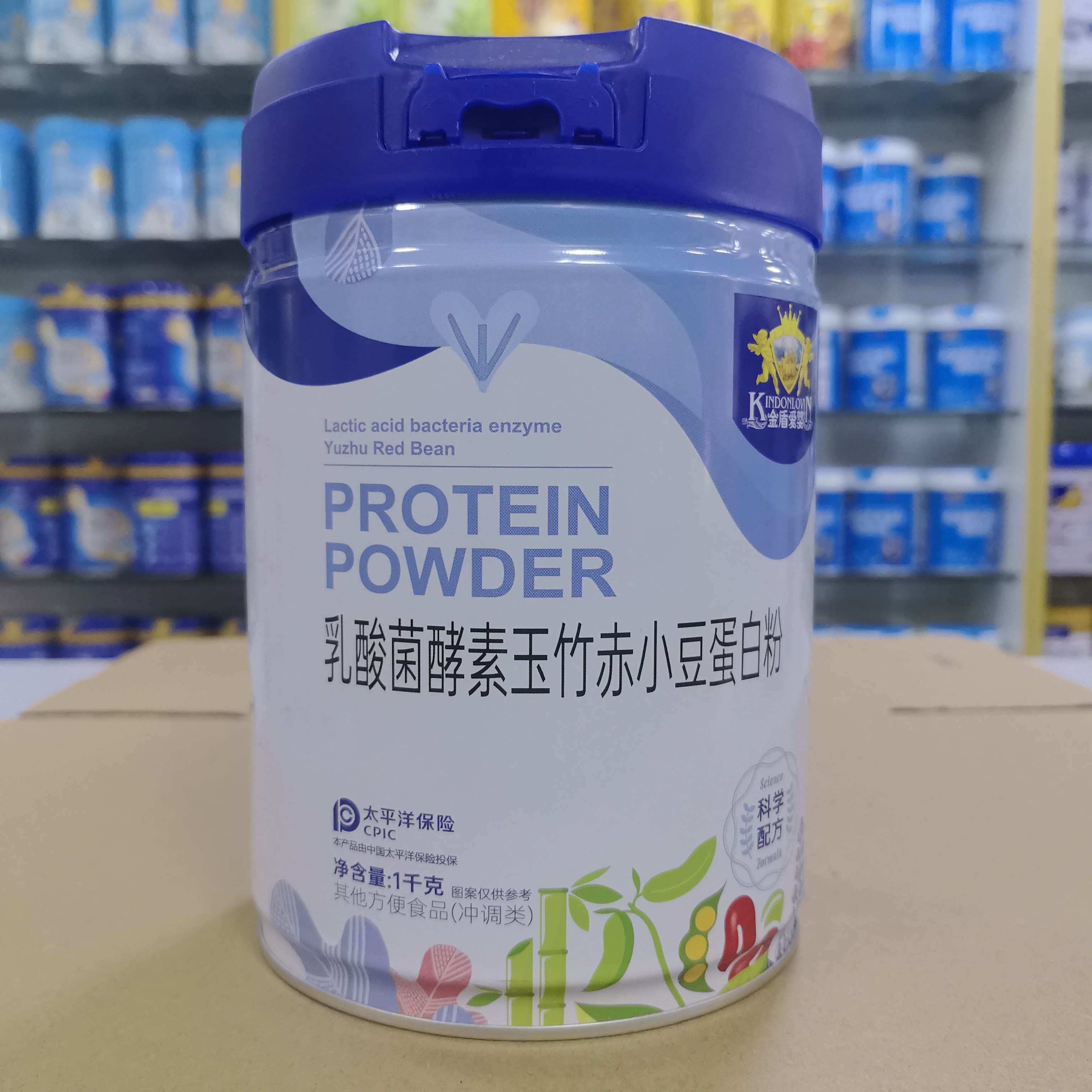 进店咨询 金盾爱婴蛋白质粉乳酸菌酵素玉竹赤小豆蛋白粉1千克罐装