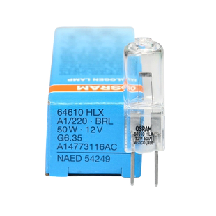 欧司朗 HLX 64610 64602 12V50W BRL NAED 54607 54249显微镜灯泡