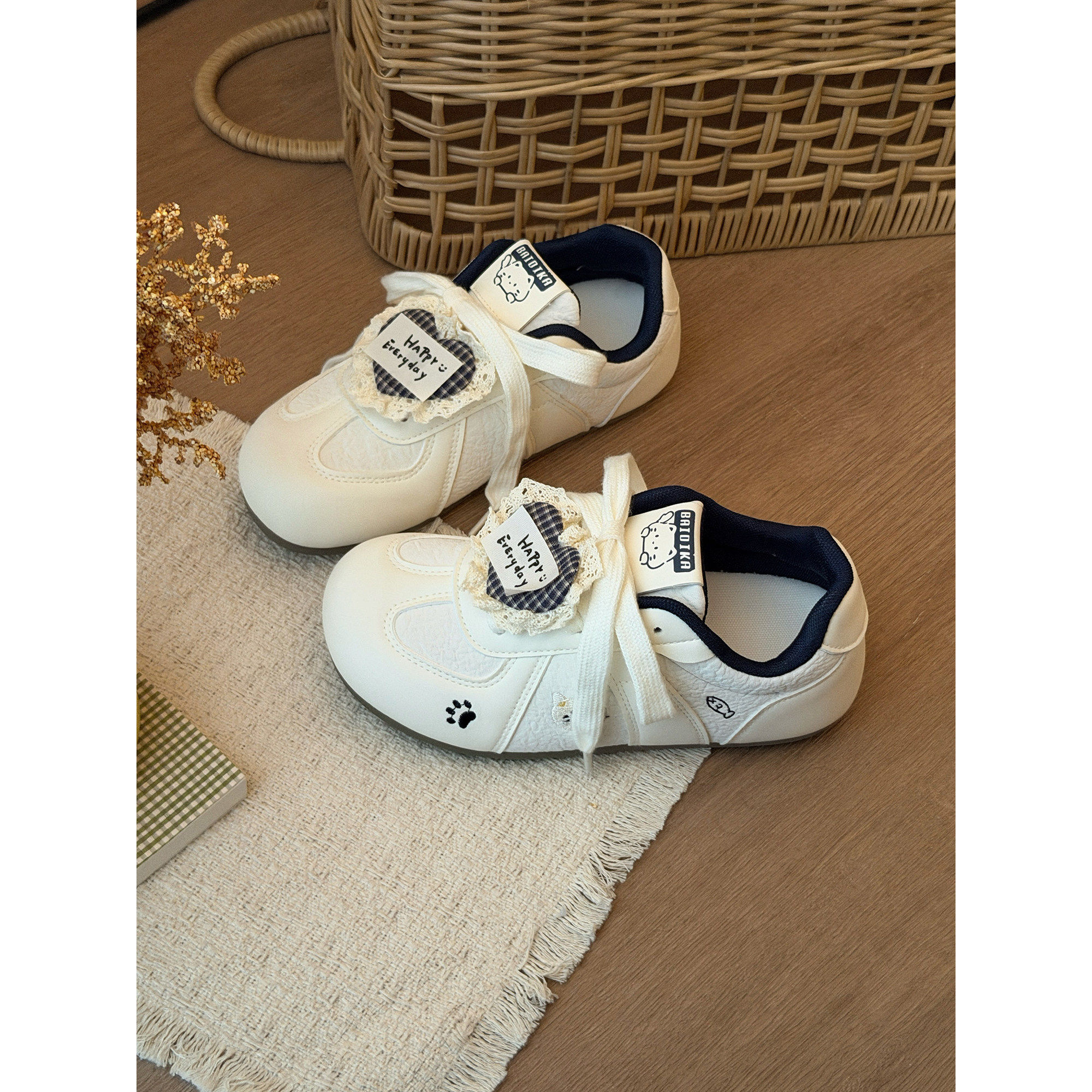 软底德训鞋子女2026新款爆款韩系小白鞋百搭女鞋休闲运动鞋女,女鞋,德训鞋,淘宝优惠券,粉丝福利购,淘宝优惠卷