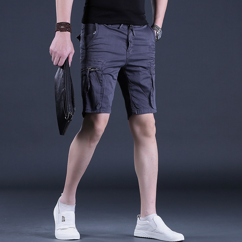 夏天短裤男五分休闲裤潮流修身