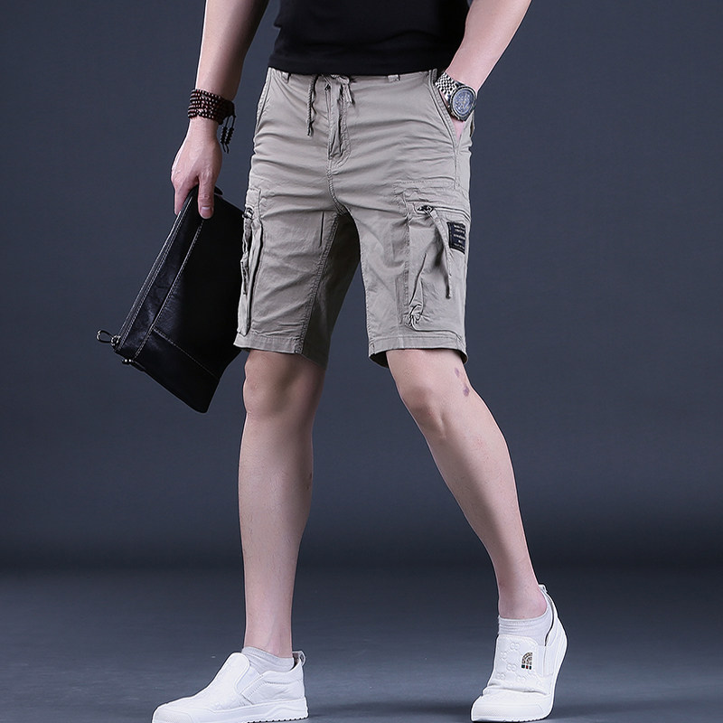 新款男装裤子夏季工装短裤男