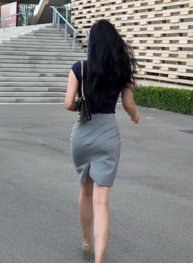 韩版御姐风性感OL套装女