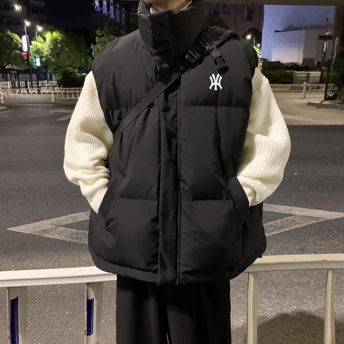 2025新款羽绒棉马甲男女款立领