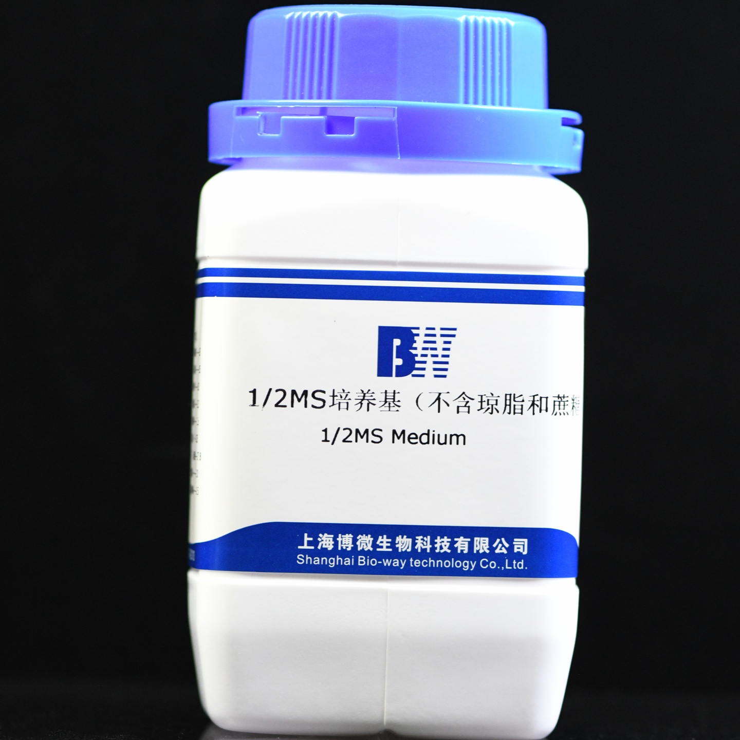 1/2MS培养基（不含琼脂和蔗糖）