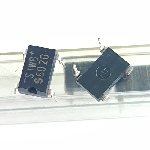 整流桥堆 S1WBS60 全新S1WB S60 1A 600V 小方桥 直插四脚 DIP-4