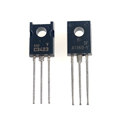 全新A1360 C3423 2SA1360Y 2SC3423Y 中功率配对音响三极管