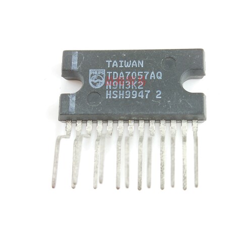 TDA7057AQ 双声道音频功率放大器 芯 集成电路 直插十三脚 ZIP13