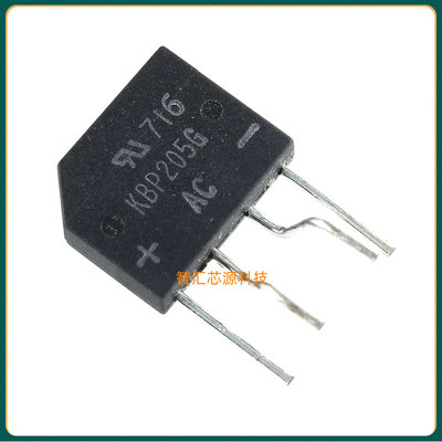KBP205G 整流器件 全新原装 直插 KBP205桥堆扁桥