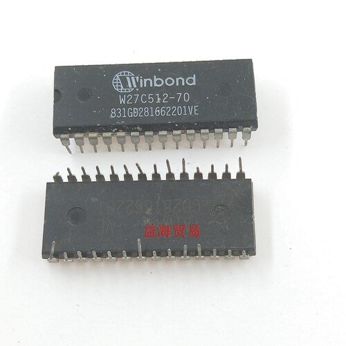 W27C512-70 直插二十八脚 DIP28 芯片IC集成电路