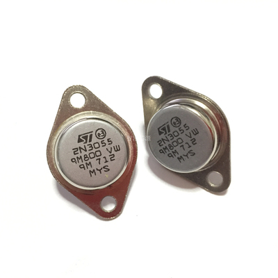 金封功率三极管 2N3055 15A 100V 115W (5pcs）