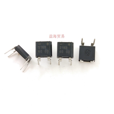 全新原装 S1NB60 S1N860 直插DIP-4 通用整流桥堆600V 1A SINB60
